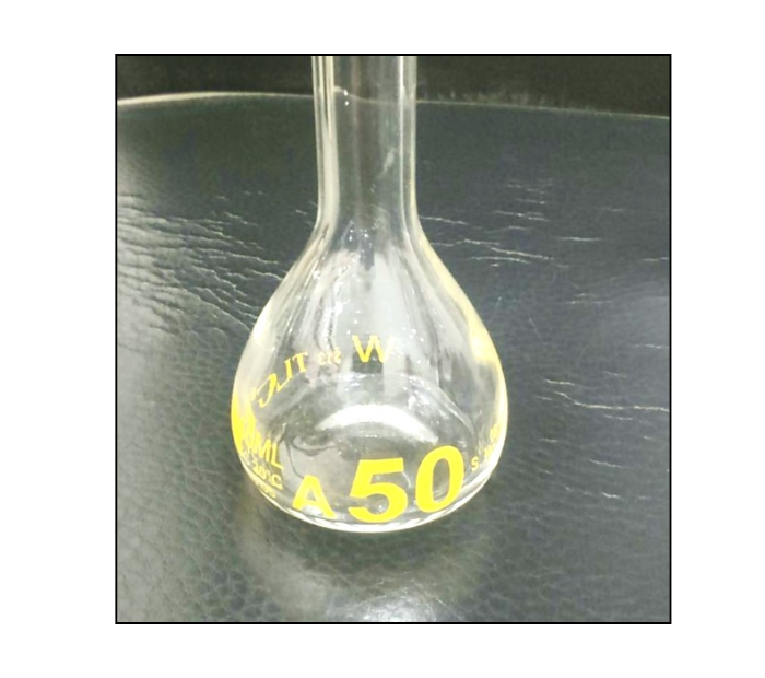 Colourware Volumetric Flask, Class A, Wide Mouth, As Per USP Standards