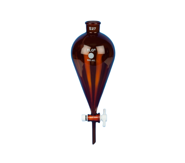 Funnel Separatory, Amber - Image 1