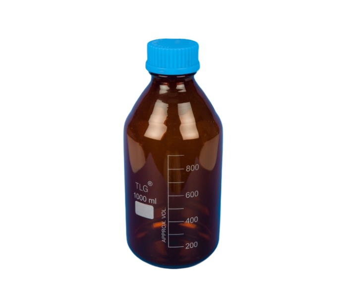 Glass Media/Storage Bottles, Amber