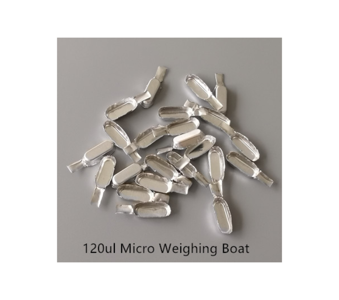 Rectangle Micro Weighing Boat, Aluminum With Handles