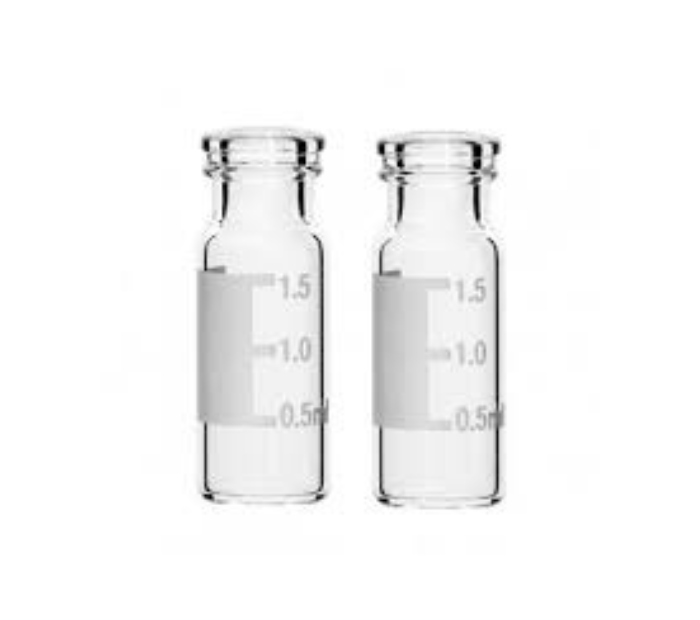 Clear Snap Seal Glass Chromatography Vials-Silanized